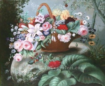 Classical Flowers Painting - gdh025aE flowers